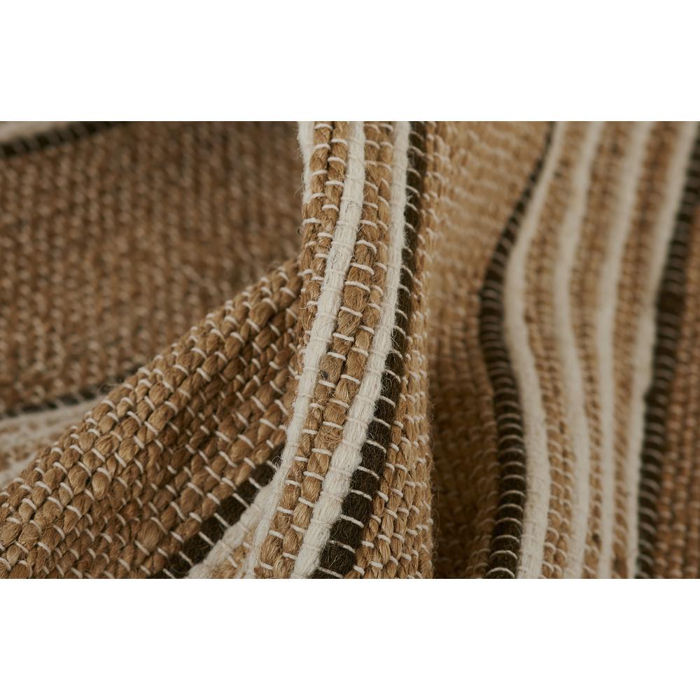 Contemporary Rectangle Area Rug, Brown, 2' X 3'