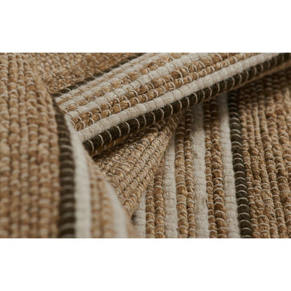 Contemporary Rectangle Area Rug, Brown, 2' X 3'