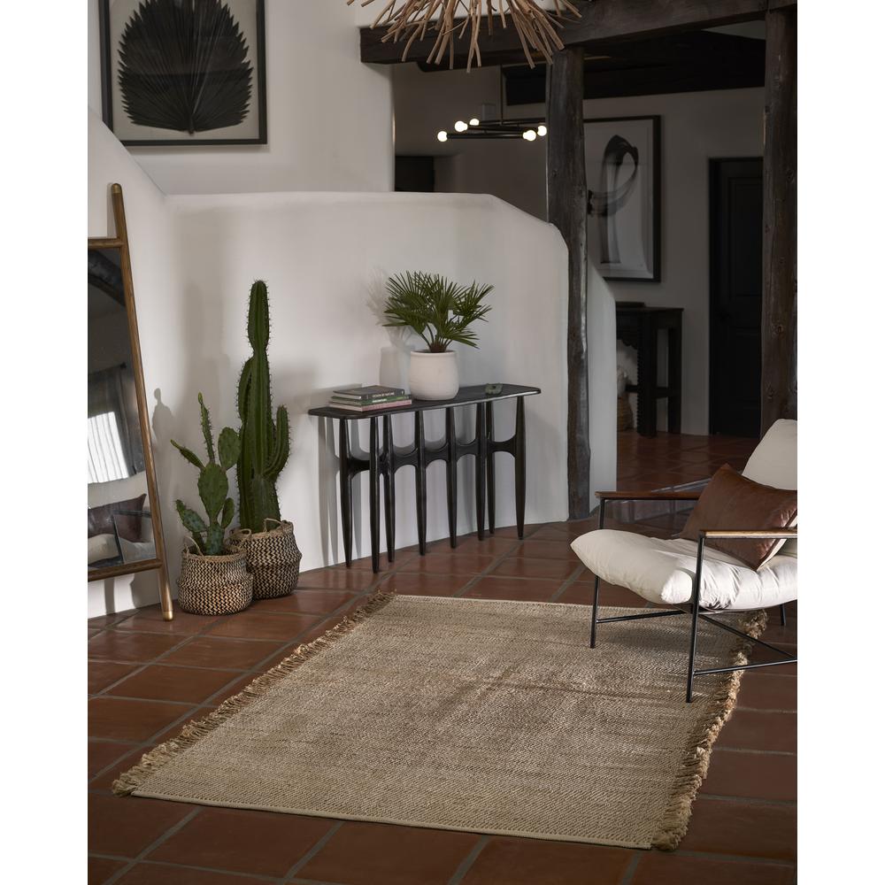 Contemporary Runner Area Rug, Natural, 2'3" X 8' Runner