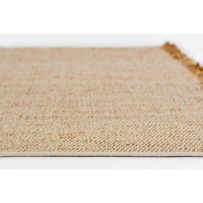 Contemporary Runner Area Rug, Natural, 2'3" X 8' Runner