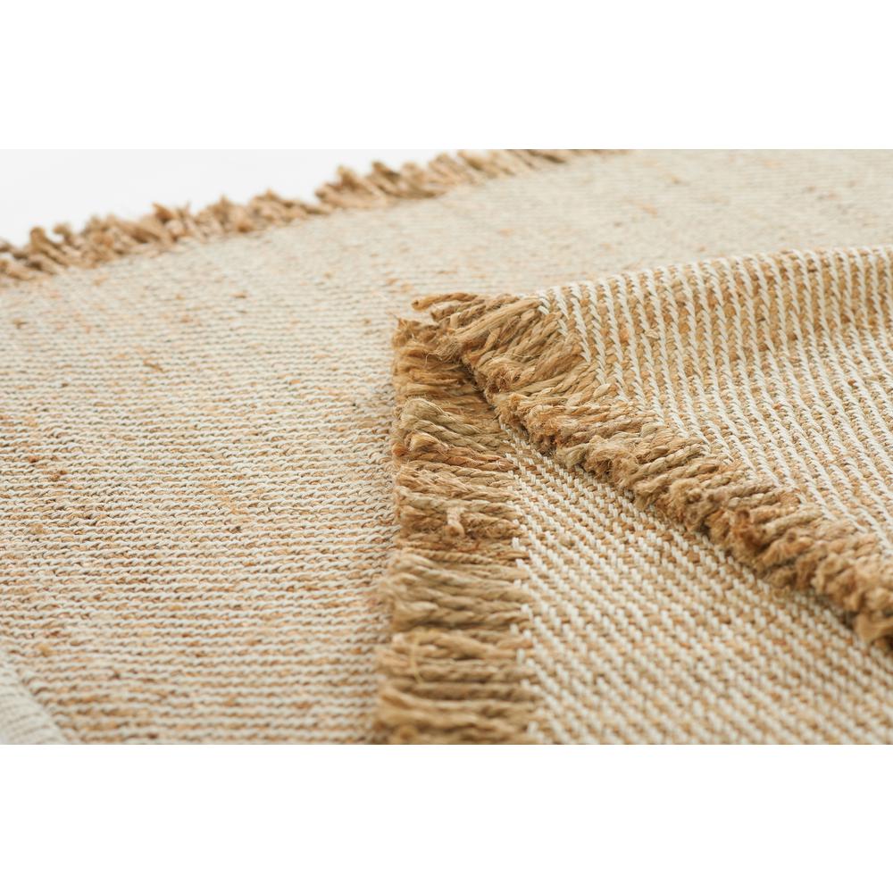 Contemporary Runner Area Rug, Natural, 2'3" X 8' Runner