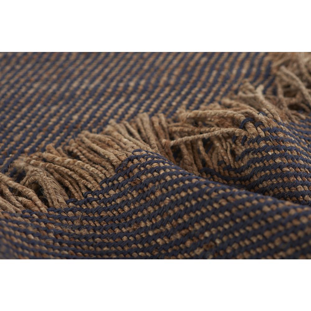 Contemporary Runner Area Rug, Blue, 2'3" X 8' Runner