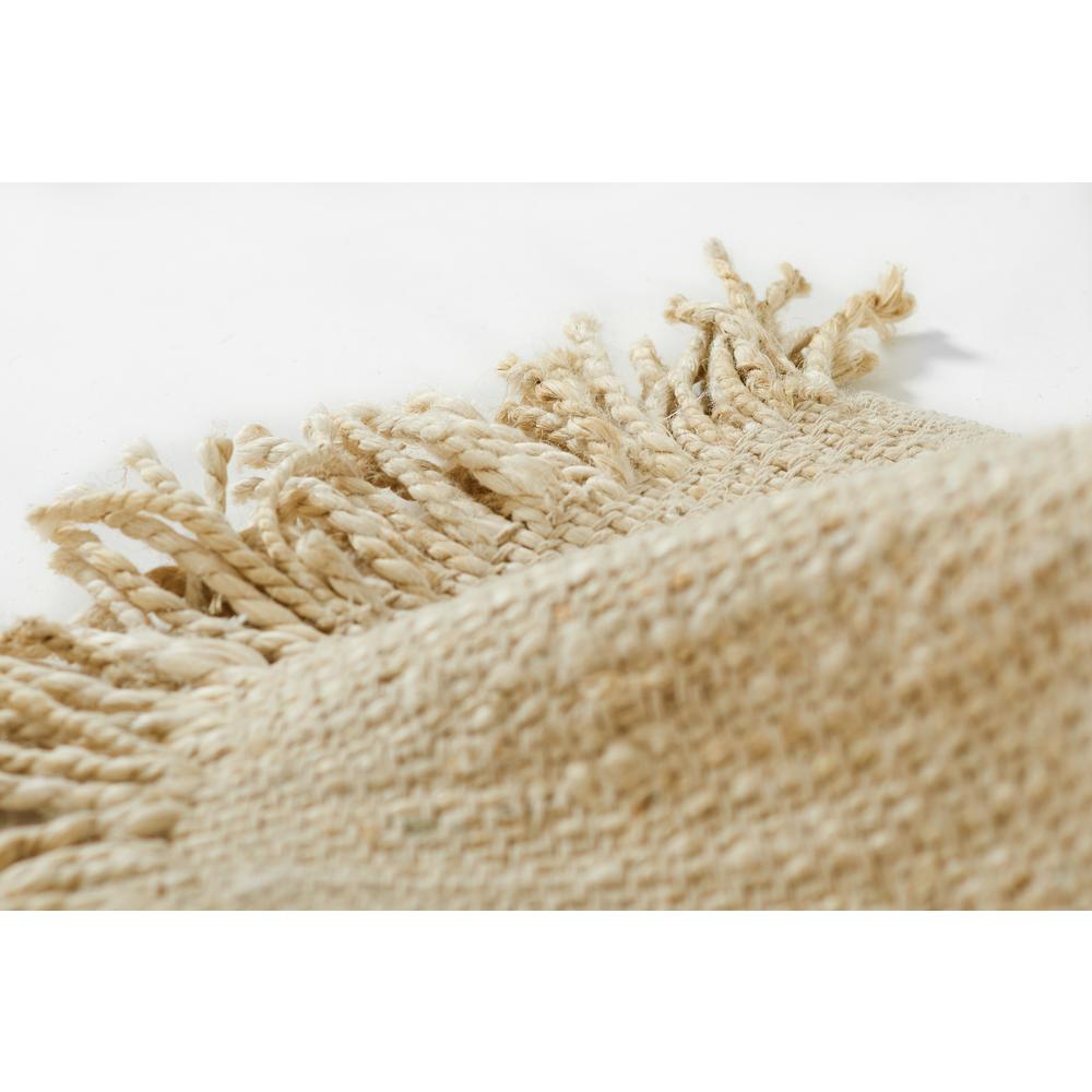 Contemporary Runner Area Rug, Ivory, 2'3" X 8' Runner