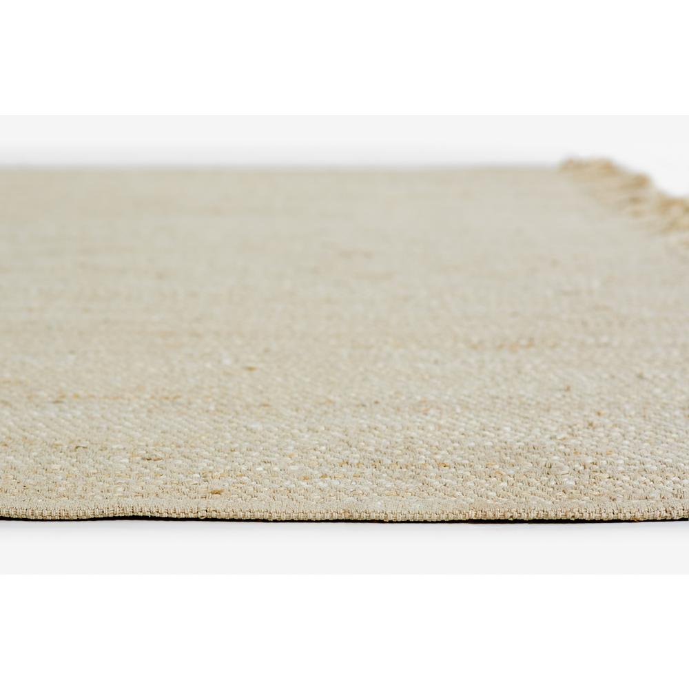 Contemporary Runner Area Rug, Ivory, 2'3" X 8' Runner