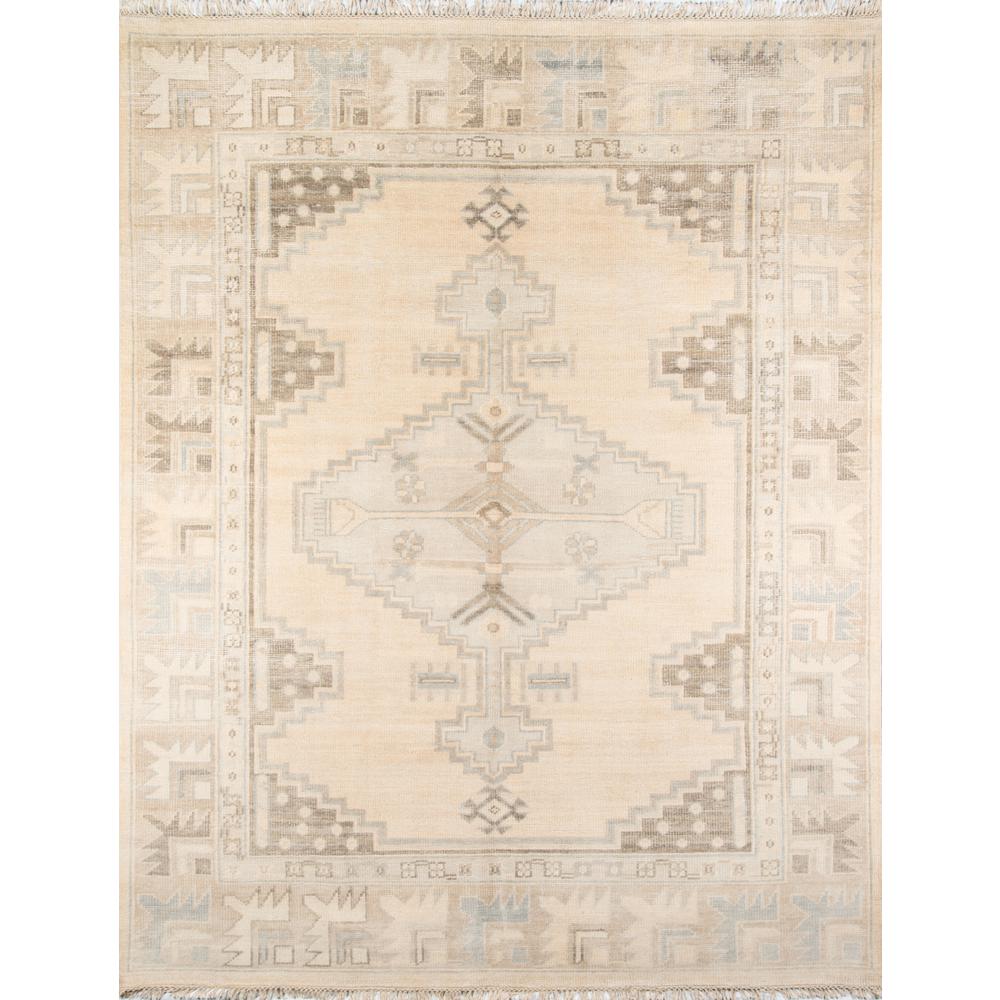 Traditional Rectangle Area Rug, Beige, 2' X 3'