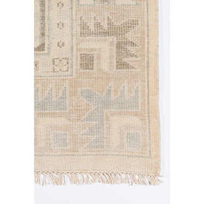 Traditional Rectangle Area Rug, Beige, 2' X 3'