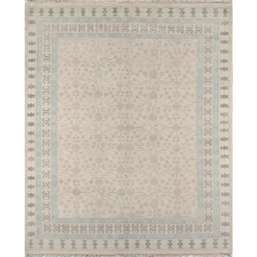 Traditional Rectangle Area Rug, Ivory, 2' X 3'
