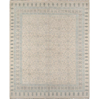 Traditional Rectangle Area Rug, Ivory, 2' X 3'