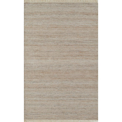 Contemporary Rectangle Area Rug, Natural, 9' X 12'