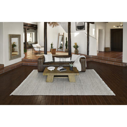 Contemporary Rectangle Area Rug, Natural, 9' X 12'