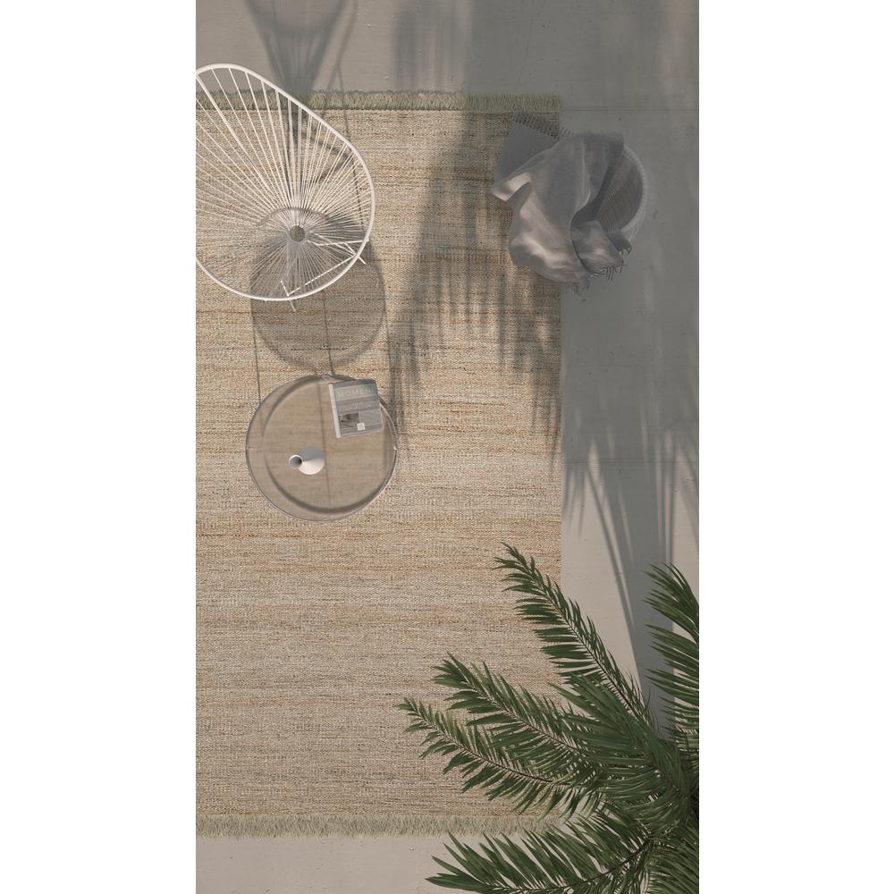 Contemporary Rectangle Area Rug, Natural, 9' X 12'