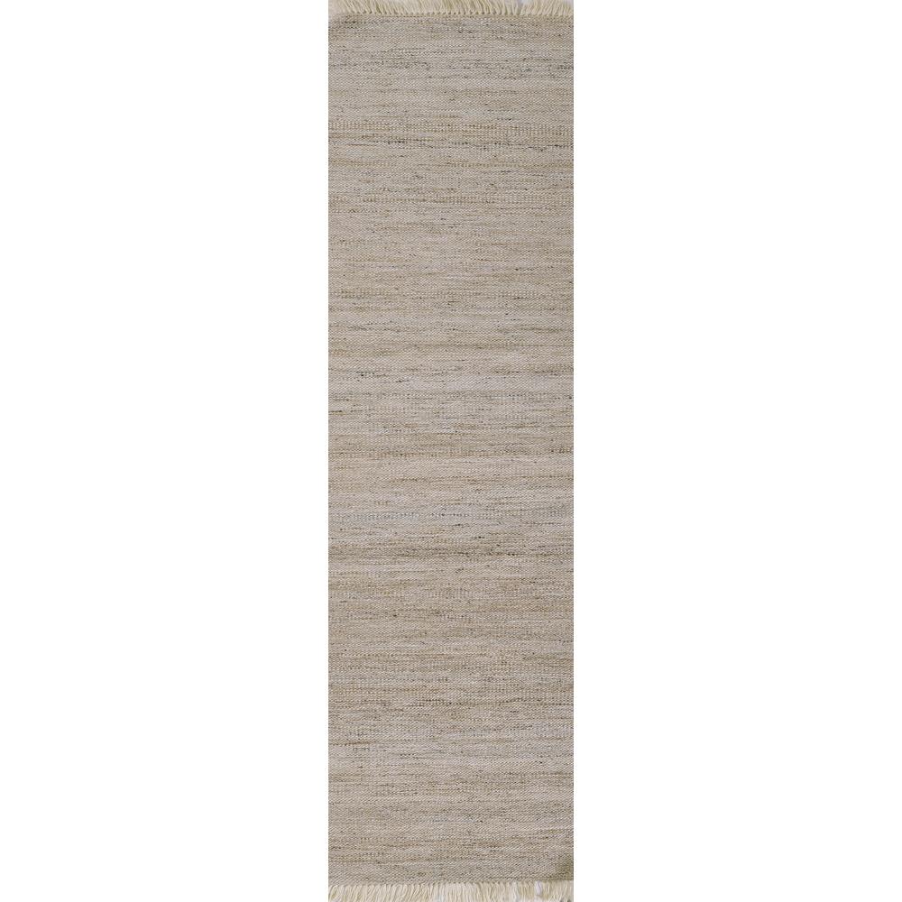 Contemporary Rectangle Area Rug, Natural, 9' X 12'
