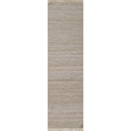 Contemporary Rectangle Area Rug, Natural, 9' X 12'