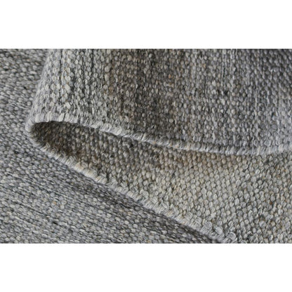 Contemporary Rectangle Area Rug, Silver, 9' X 12'