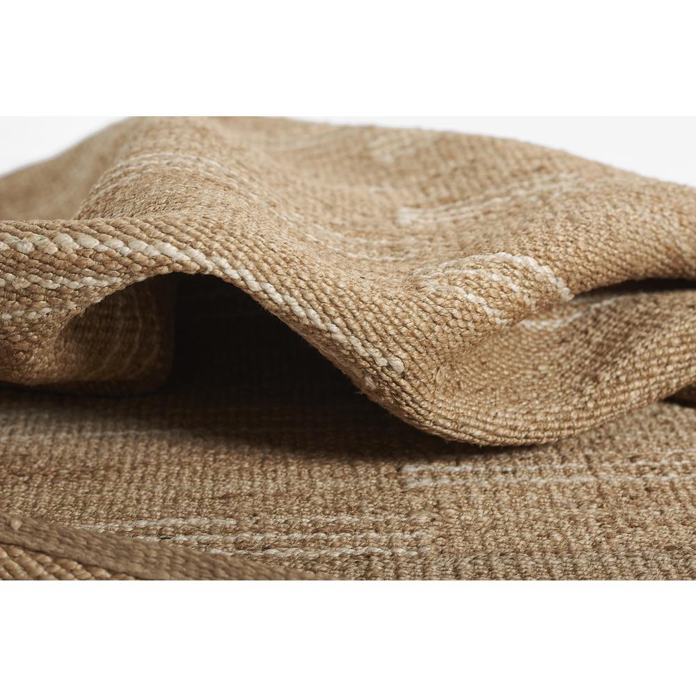 Contemporary Rectangle Area Rug, Natural, 2' X 3'