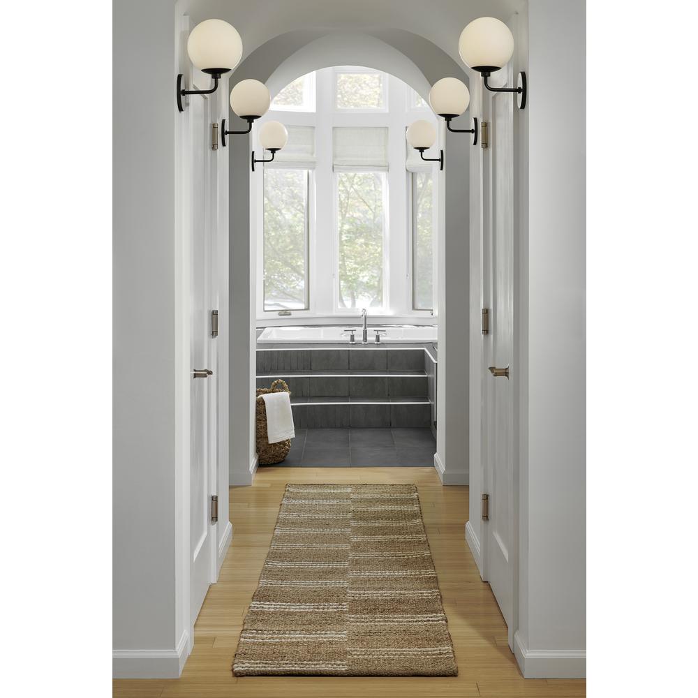 Contemporary Rectangle Area Rug, Natural, 2' X 3'