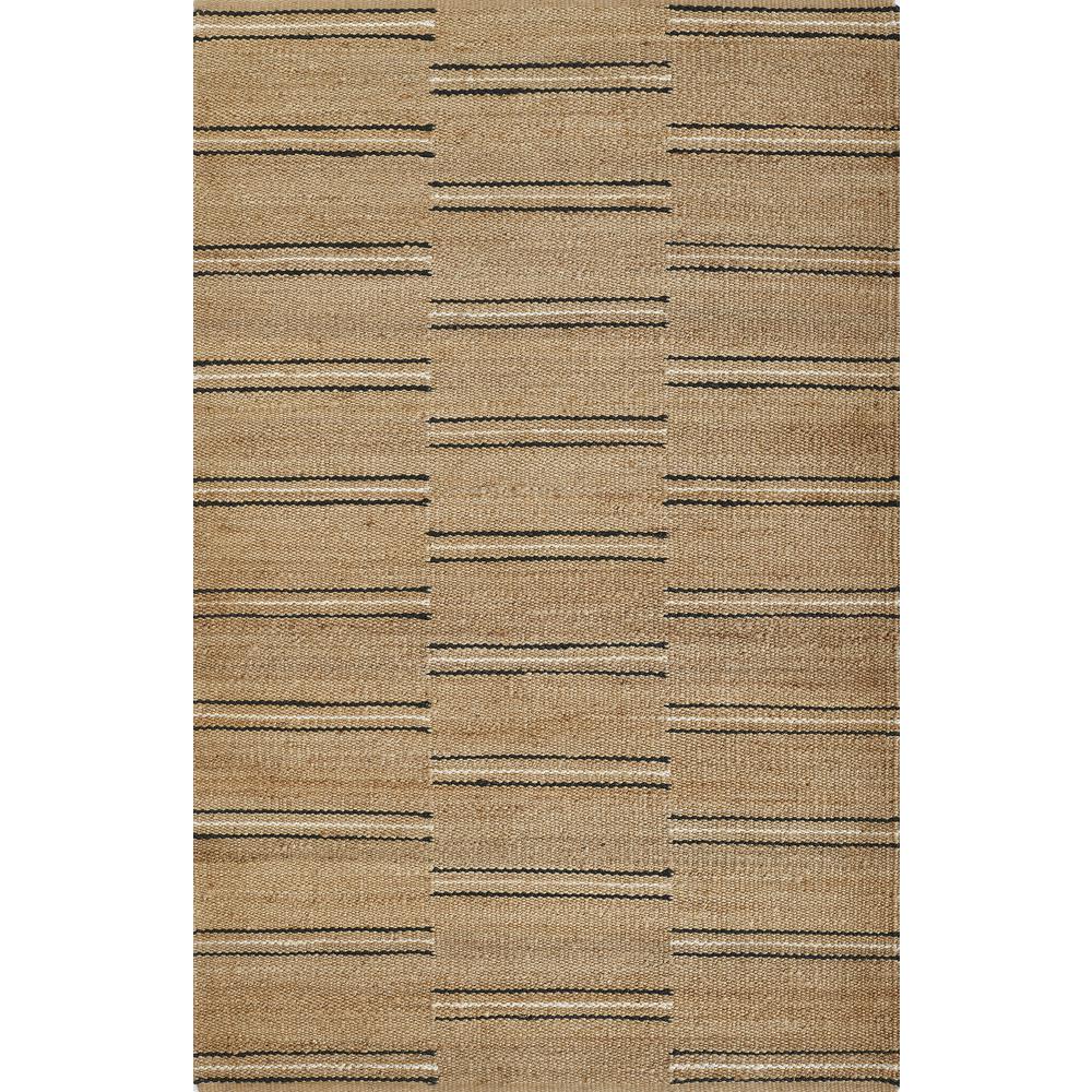 Contemporary Rectangle Area Rug, Natural, 2' X 3'