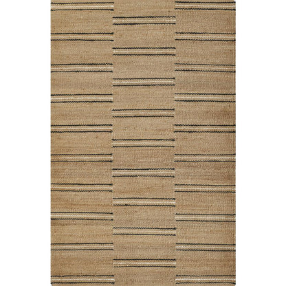Contemporary Rectangle Area Rug, Natural, 2' X 3'