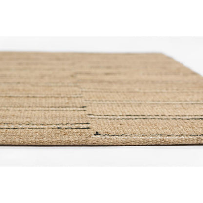 Contemporary Rectangle Area Rug, Natural, 2' X 3'