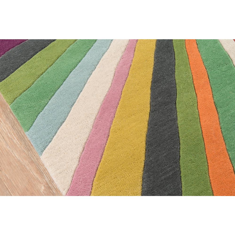 Contemporary Runner Area Rug, Multi, 2'3" X 8' Runner