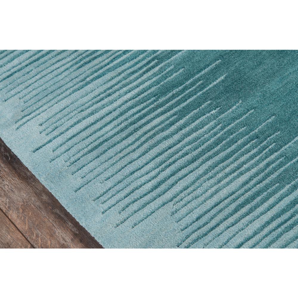 Contemporary Runner Area Rug, Aqua, 2'3" X 8' Runner