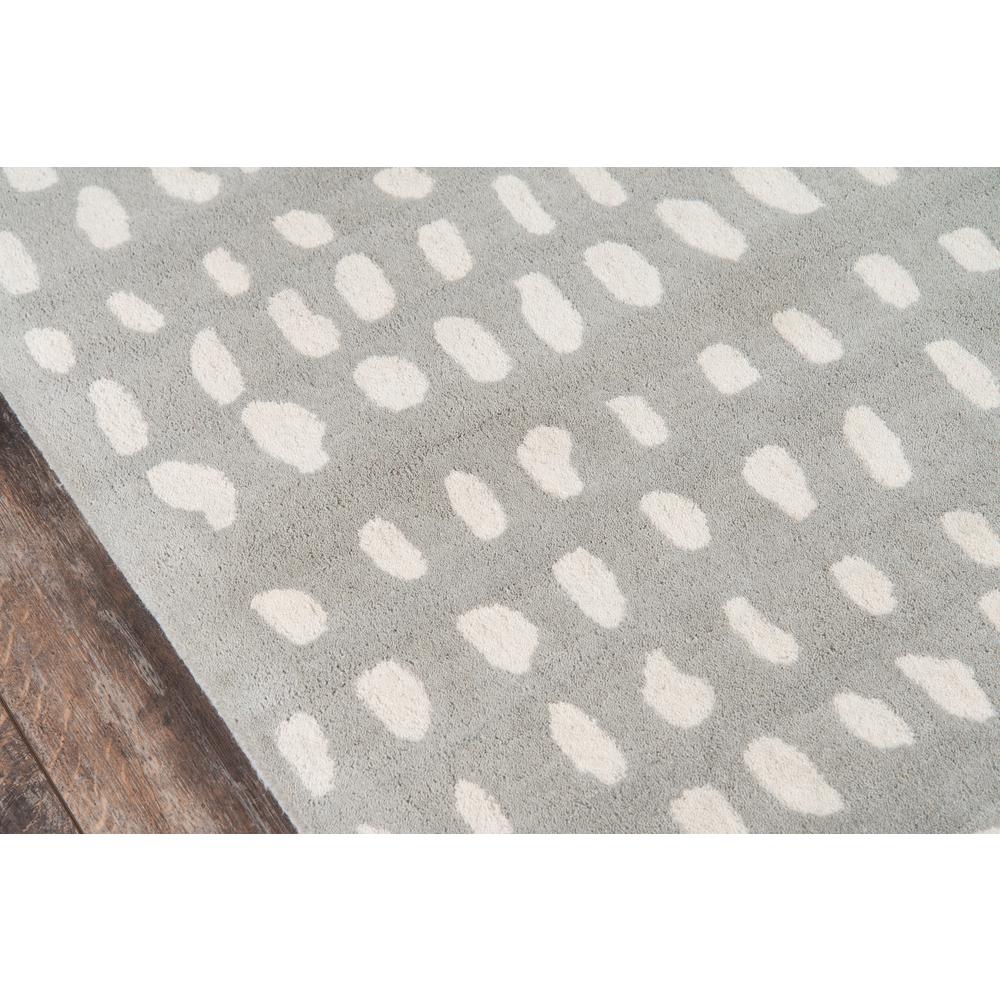 Contemporary Runner Area Rug, Grey, 2'3" X 8' Runner