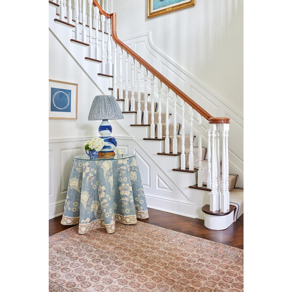 Traditional Rectangle Area Rug, Blush, 10' X 14'