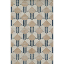 Contemporary Rectangle Area Rug, Blue, 1'10" X 2'10"