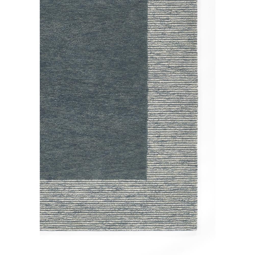 Contemporary Rectangle Area Rug, Blue, 2' X 4'