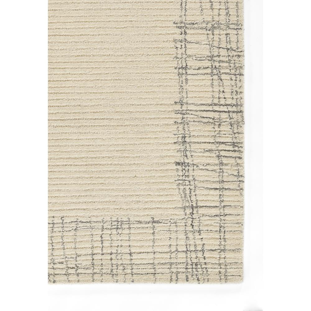Contemporary Rectangle Area Rug, Ivory, 2' X 4'
