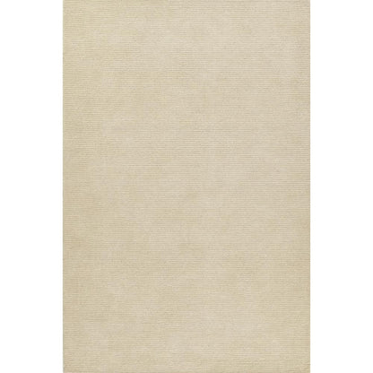 Contemporary Rectangle Area Rug, Ivory, 2' X 4'