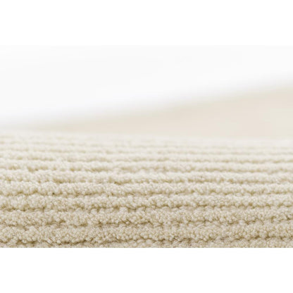 Contemporary Rectangle Area Rug, Ivory, 2' X 4'