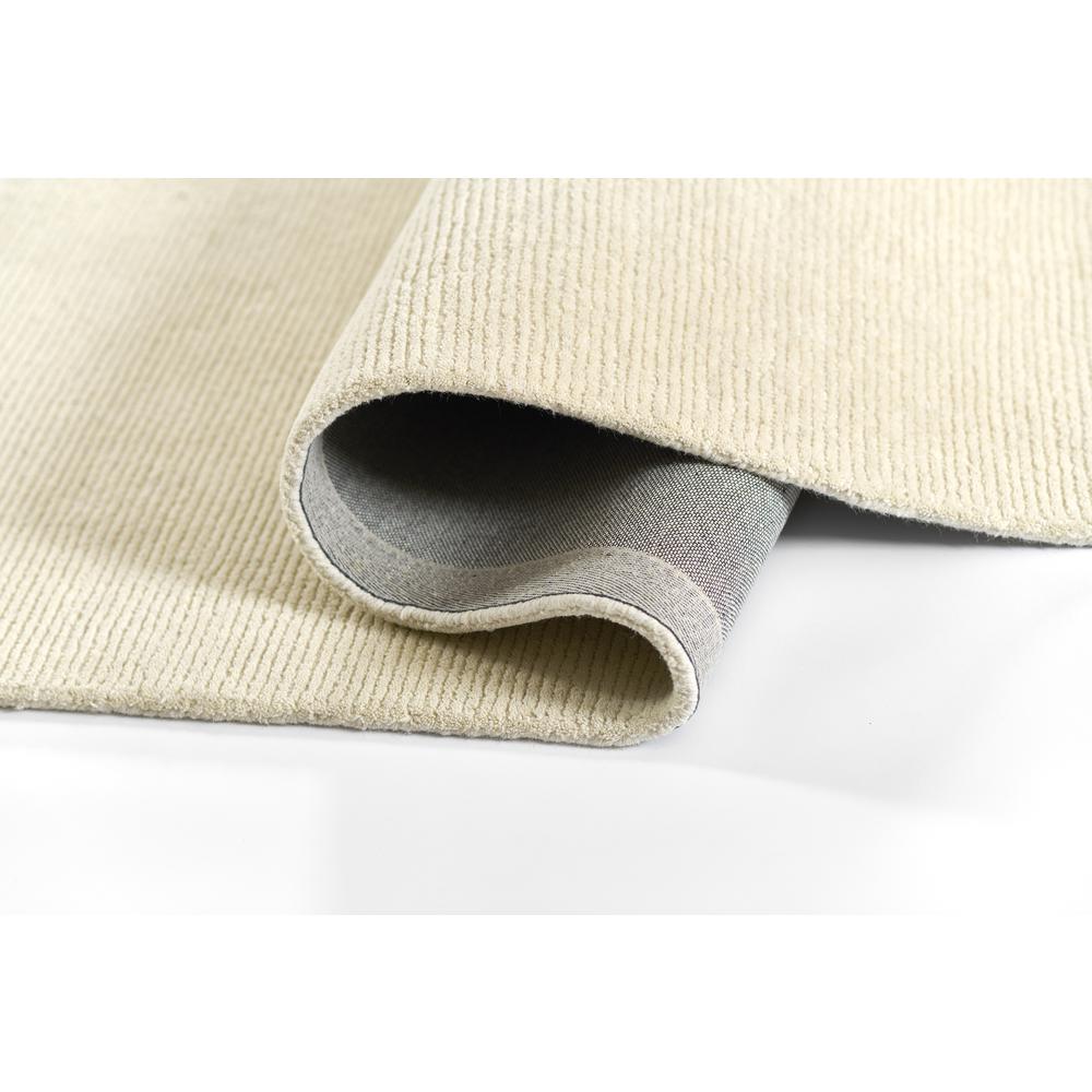 Contemporary Rectangle Area Rug, Ivory, 2' X 4'