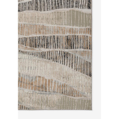 Contemporary Rectangle Area Rug, Grey, 1'10" X 2'10"
