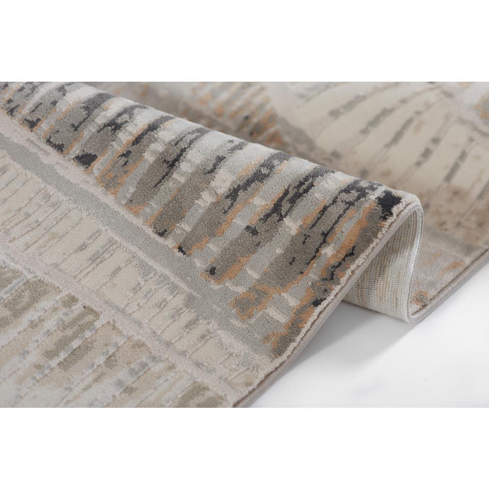 Contemporary Rectangle Area Rug, Grey, 1'10" X 2'10"