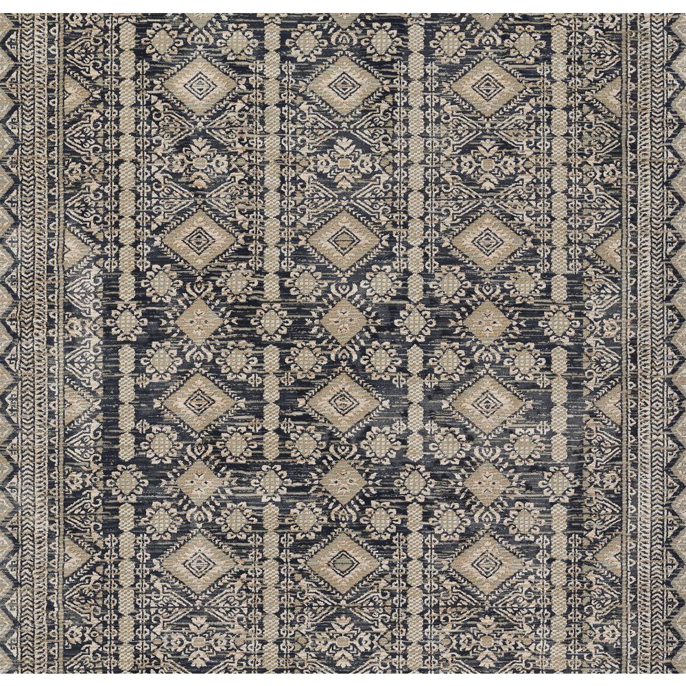 Southwestern Rectangle Area Rug, Charcoal, 1'10" X 2'10"