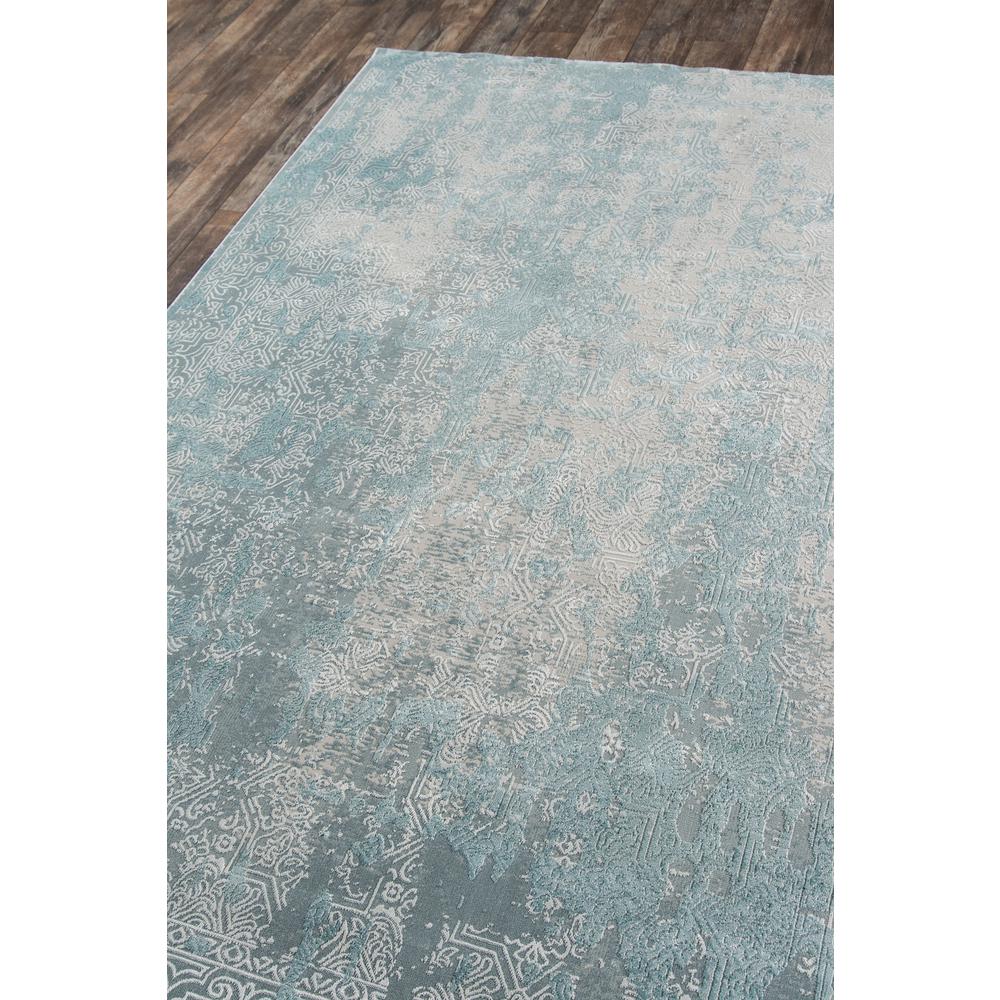 Traditional Rectangle Area Rug, Light Blue, 1'10" x 2'10"