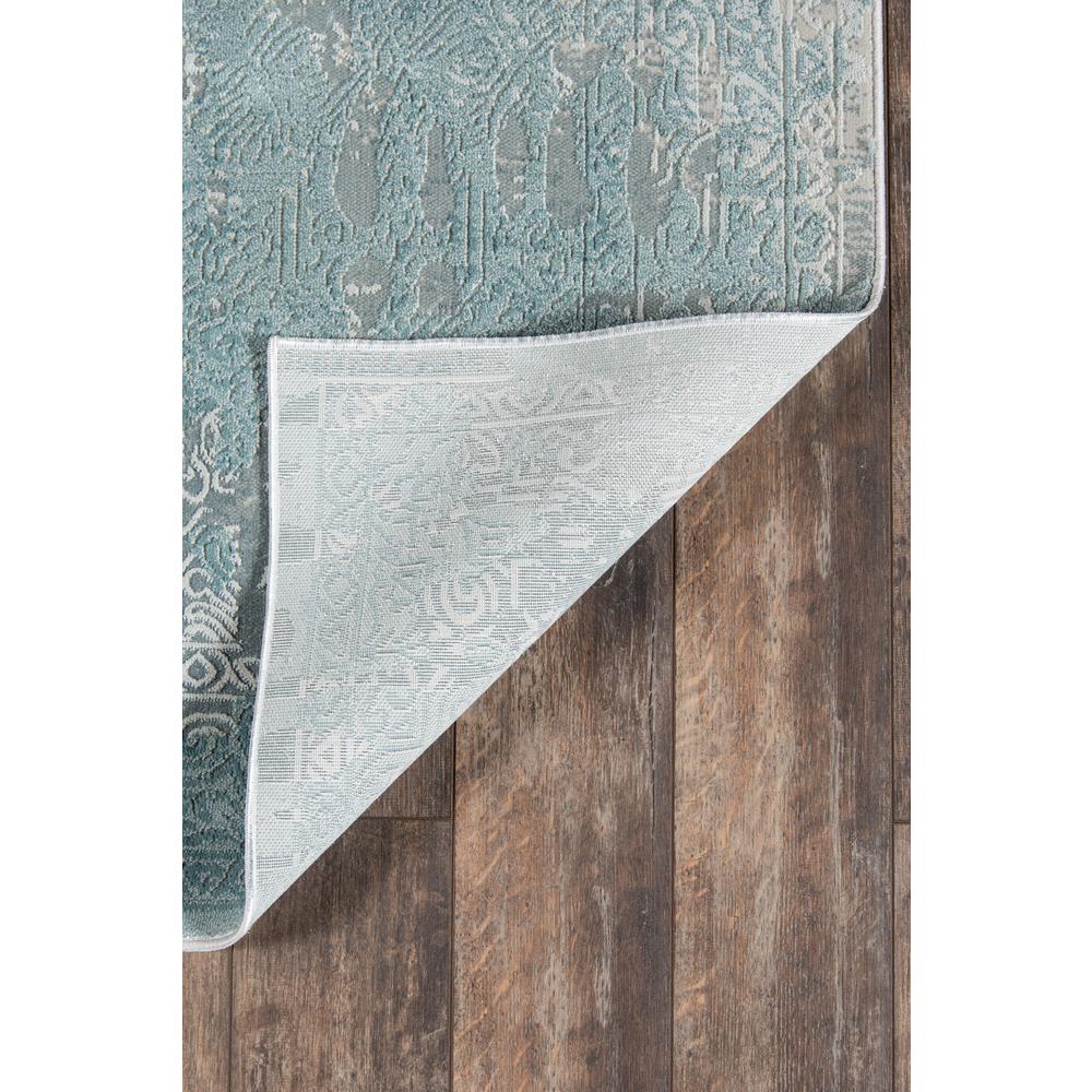 Traditional Rectangle Area Rug, Light Blue, 1'10" x 2'10"