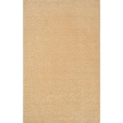 Contemporary Rectangle Area Rug, Beige, 3'6" X 5'6"