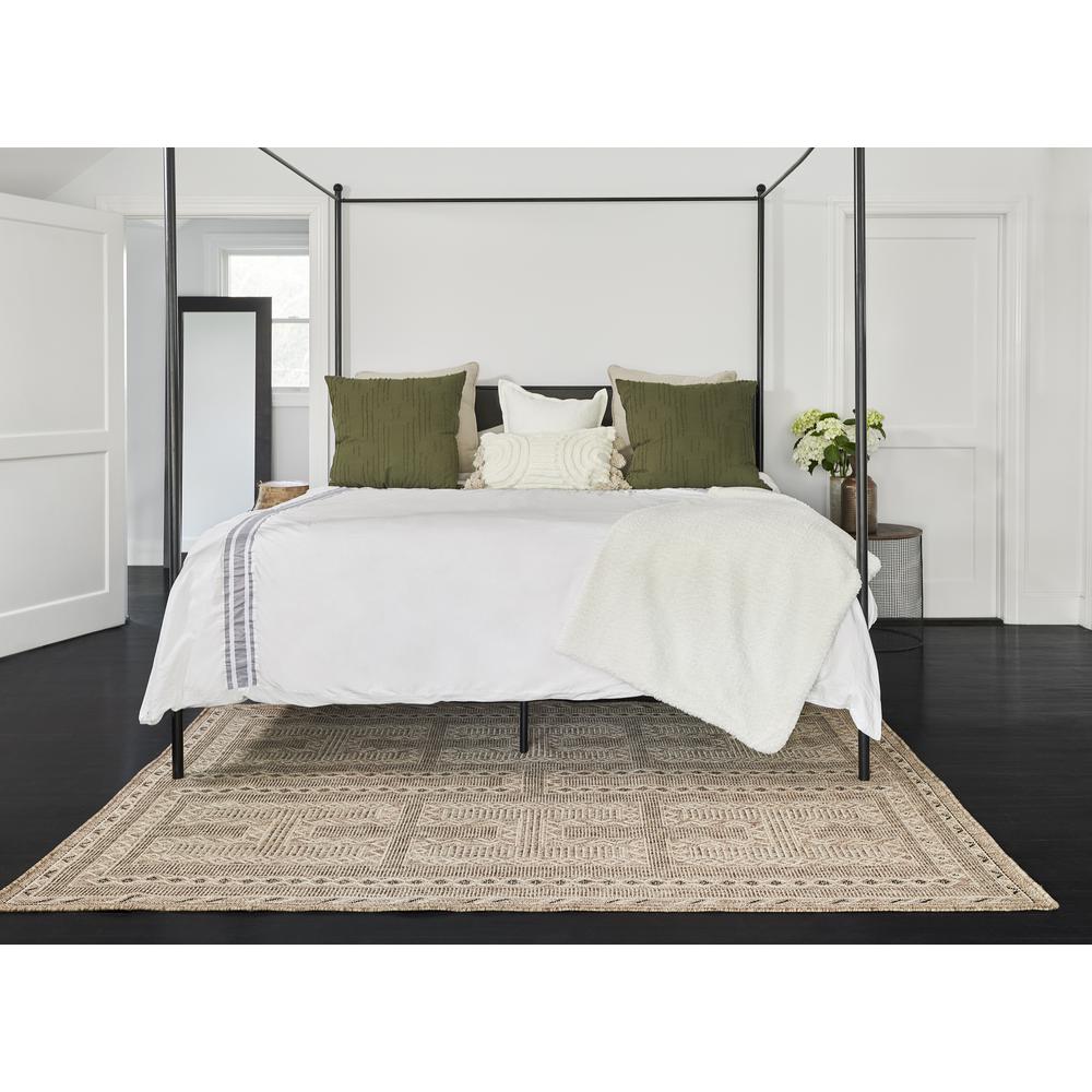 Transitional Rectangle Area Rug, Natural, 2' X 3'