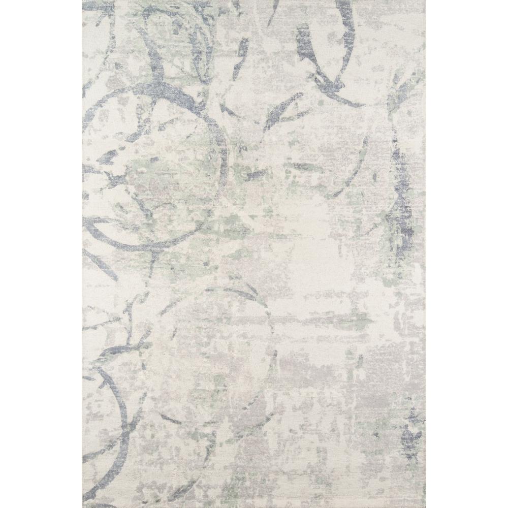 Casual Rectangle Area Rug, Grey, 2' X 3'