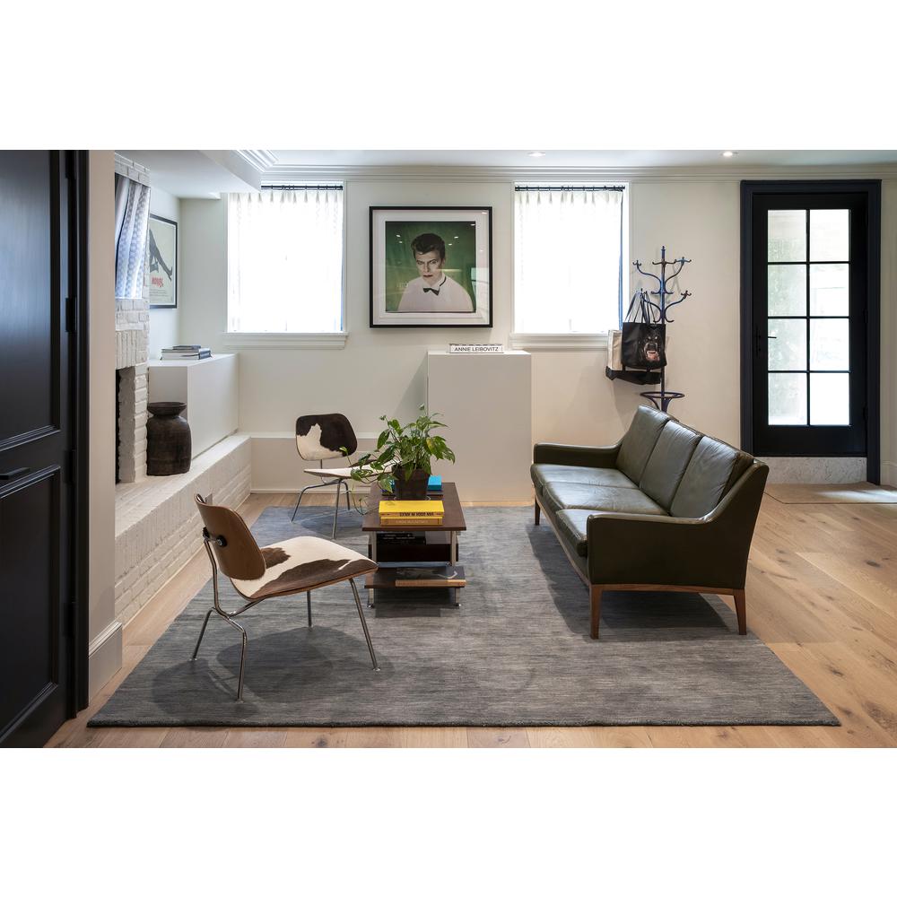 Contemporary Runner Area Rug, Blue, 2'3" X 8' Runner