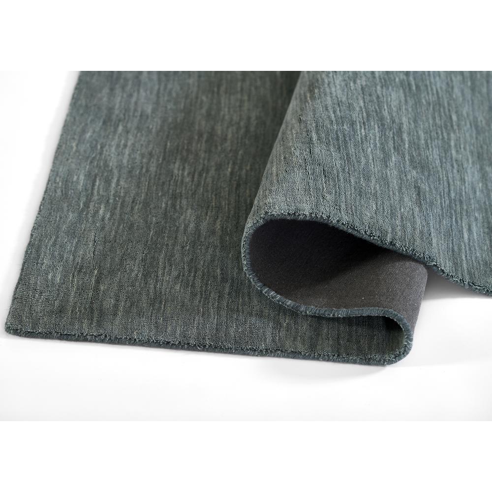 Contemporary Runner Area Rug, Blue, 2'3" X 8' Runner