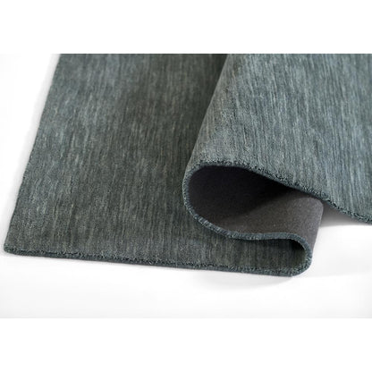 Contemporary Runner Area Rug, Blue, 2'3" X 8' Runner