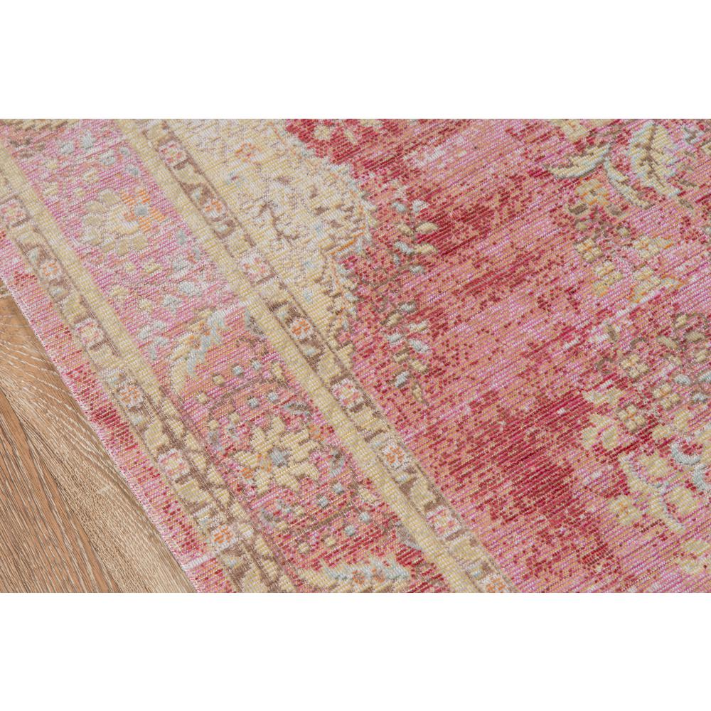 Traditional Rectangle Area Rug, Pink, 2' X 3'