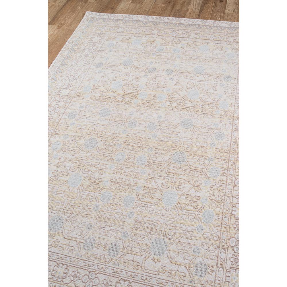 Traditional Rectangle Area Rug, Blue, 2' X 3'