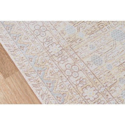 Traditional Rectangle Area Rug, Blue, 2' X 3'