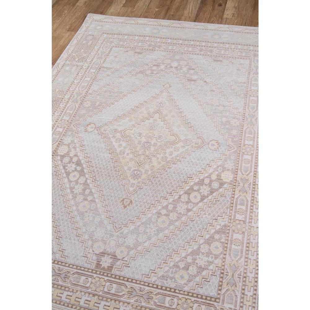 Traditional Rectangle Area Rug, Grey, 2' X 3'