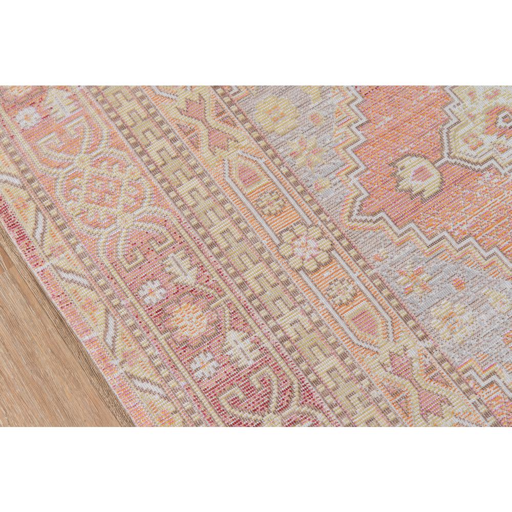 Traditional Rectangle Area Rug, Pink, 2' X 3'