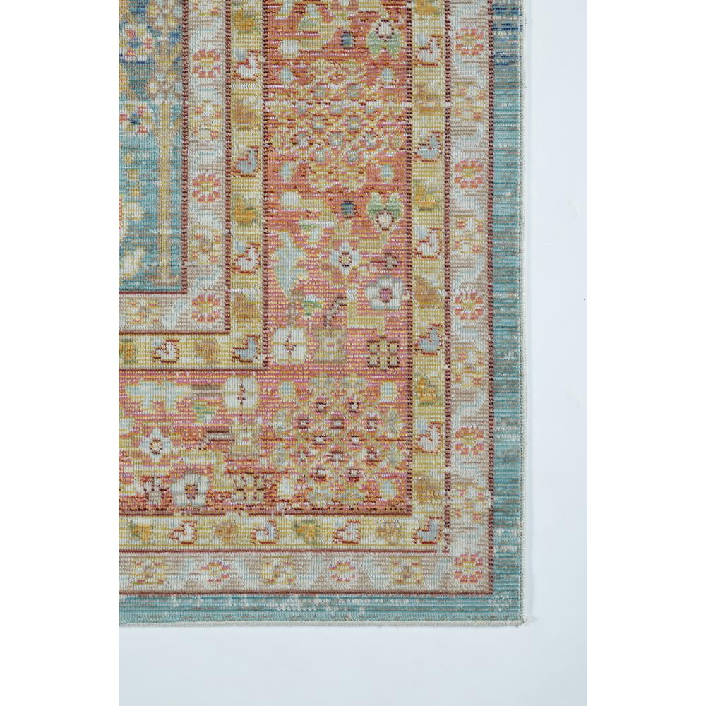 Traditional Rectangle Area Rug, Blue, 2' X 3'